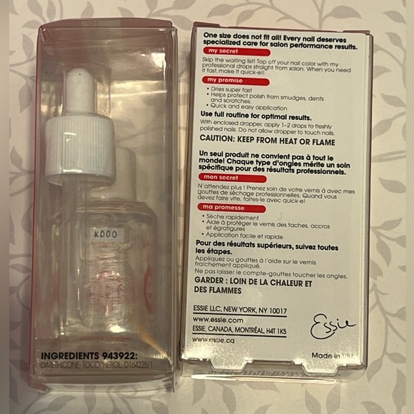 Essie Quick-e Drying Drops 2 PACK - NWT - Picture 3 of 4